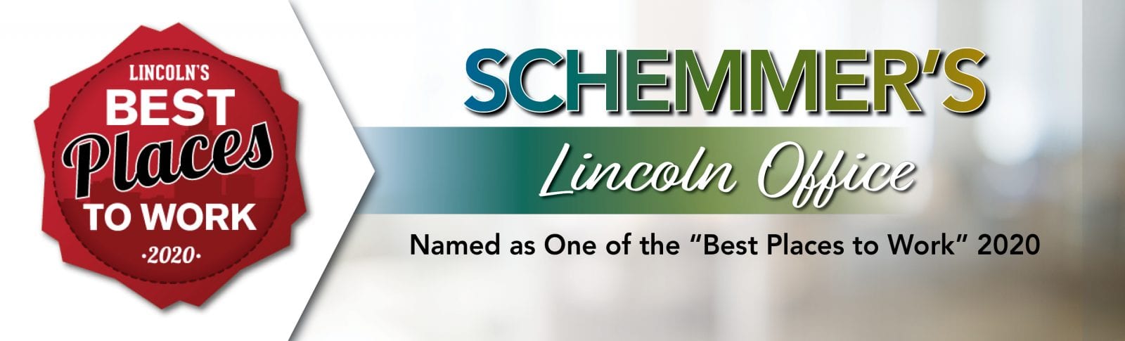 Best Places to Work Lincoln 2020 Schemmer