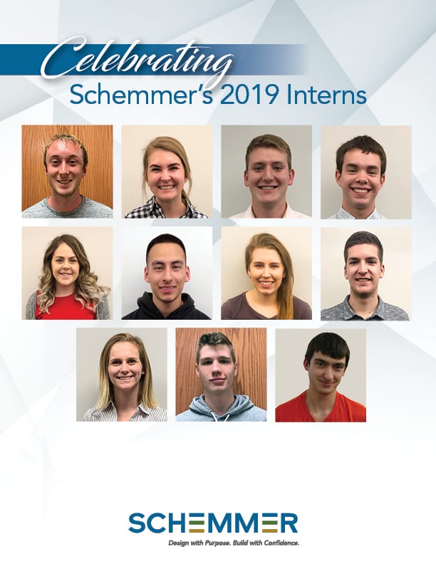 Celebrating Schemmer's 2019 Interns