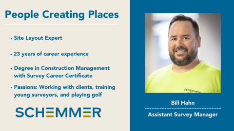 People Creating Places: Meet Bill Hahn - Assistant Survey Manager
