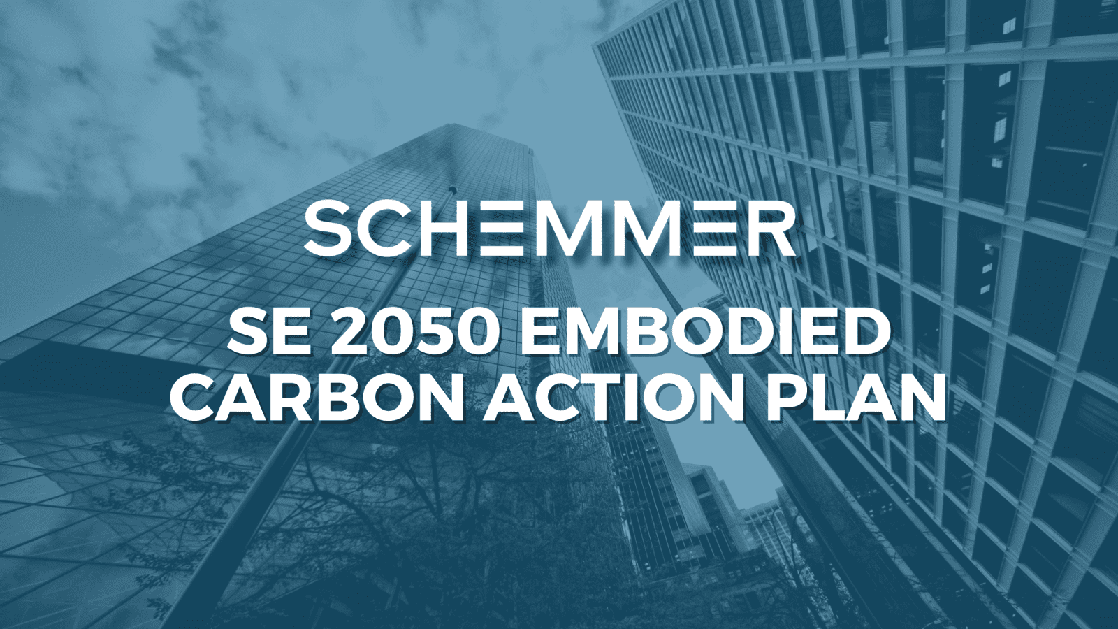 Schemmer SE 2050 Embodied Carbon Action Plan