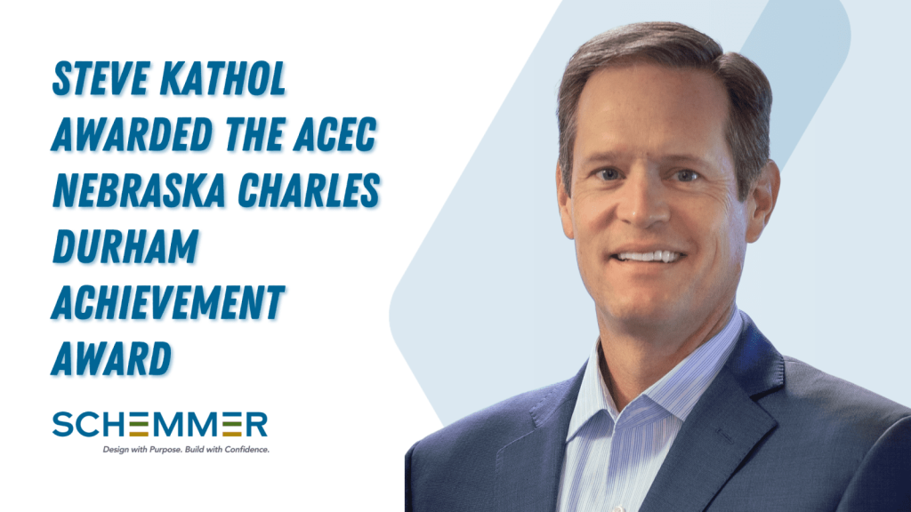 Steve Kathol Awarded the ACEC Nebraska Charles Durham Achievement Award