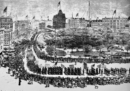 New York Labor Day Celebration 1882