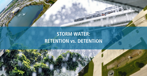 Storm Water Retention vs. Storm Water Detention: Why It Matters for Your Community
